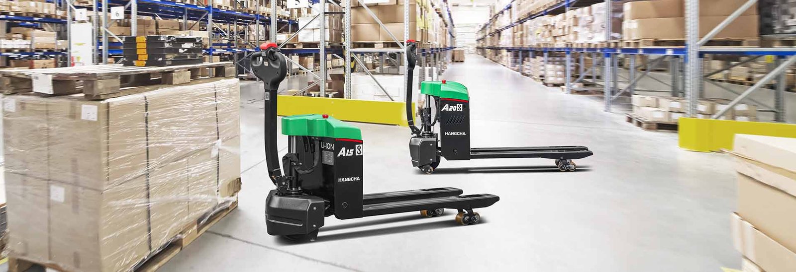 A Series 1.5-2.0t Mini Walkie Pallet Truck Li-Ion